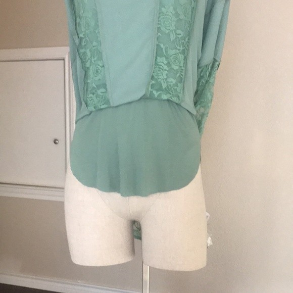 Sage green Rose Panel Lace Maxi Summer Dress - Picture 10 of 16